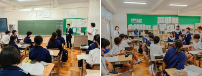 東庄町立東庄中学校(フィードバックの様子2)